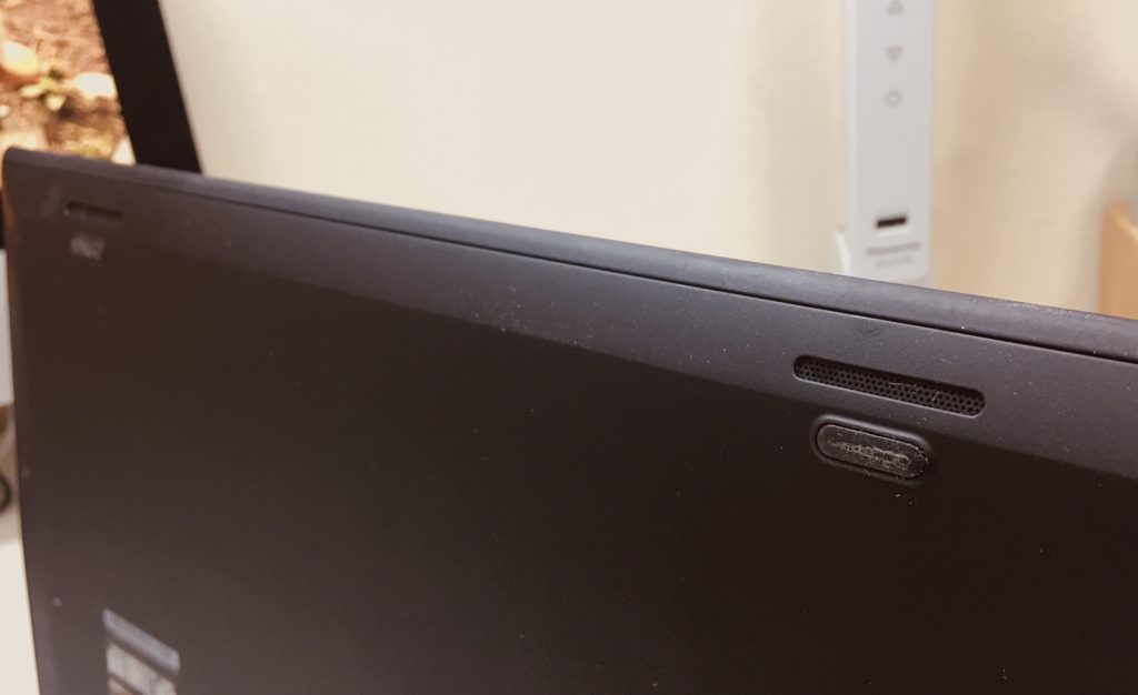 Lenovo ThinkPad X1 Carbon 5thGenスピーカー